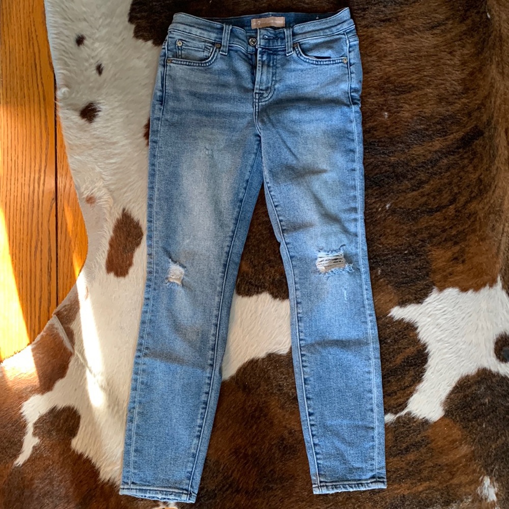 7 for All Mankind luxe vintage ankle jeans